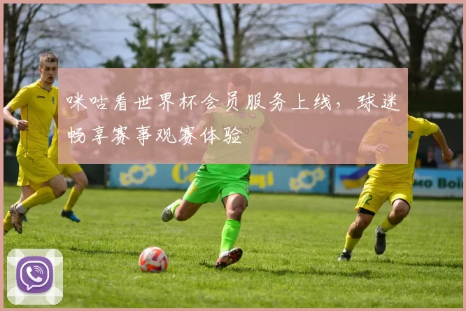 咪咕看世界杯会员服务上线，球迷畅享赛事观赛体验